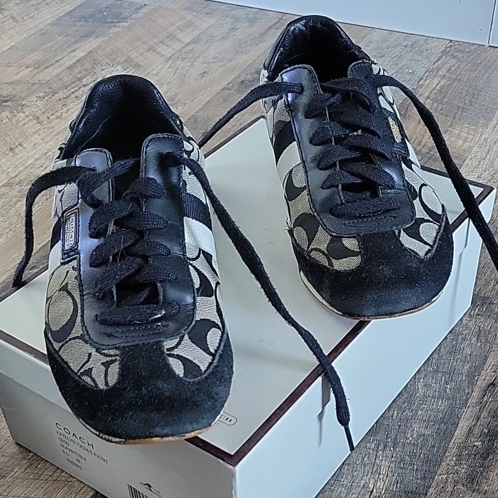 Coach Black and White Sneakers